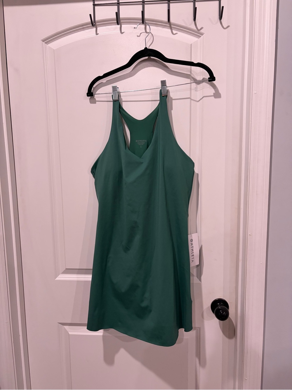 Athleta Emerald Green Racerback Tank Dress